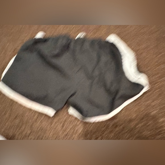 EUC Wonen's Champion Double Dry L blk white stripe short bottom active athletic - Picture 3 of 3